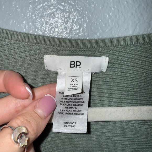 BP Sage Green Ribbed Knitwear - Picture 2 of 3